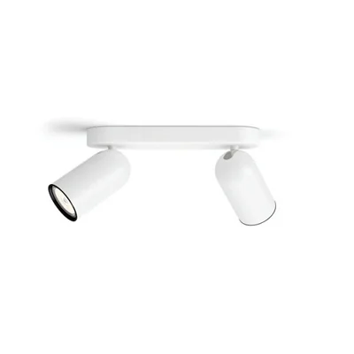 PONGEE bar/tube white 2xNW Spotlight