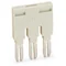 Ponte a pettine a 3 tracce, grigio chiaro, 25 pz.