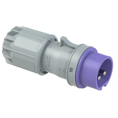 Portable plug 24v IP44 16A 24V/~50-60Hz 2P
