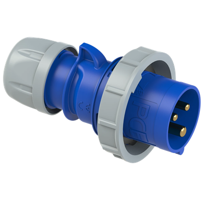 Portable plug IP67 16A 230V 2P+E