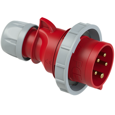 Portable plug IP67 16A 400V 3P+Z+N