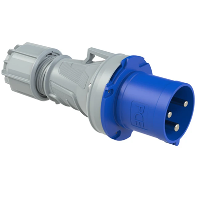Portable plug POWER TWIST 63A 2P+E 230V 50/60Hz 6h IP44