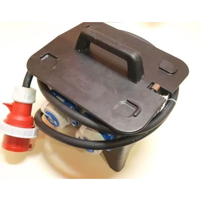 Portable rubber switchboard "RAWICZ" 8M input 32/5 - output 32/5 2x16/5xB16 3xGSx3xB16 FI63/4/0.03 IP44