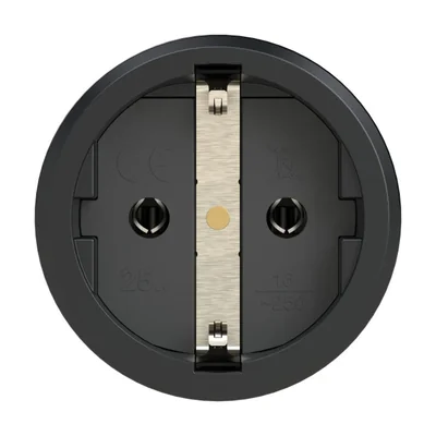 Portable single-phase rubber socket 10/16A 2 P+Z 230V IP44