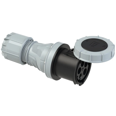 Portable socket POWER TWIST 125A 3P+Z+N 500V 50/60Hz 7H IP66/67