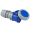 Portable socket TURBO SHARK 32A 2P+E 230V 50/60Hz 6H IP67, nickel-plated contacts