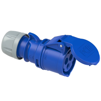 Portable socket TWIST IP44 32A 230V 2P+E