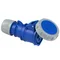 Portable socket TWIST IP67 32A 230V 2P+E