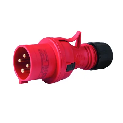 Portable Straight Plug WPP 32/4 Plug 32A/400V 3P+Z Type B