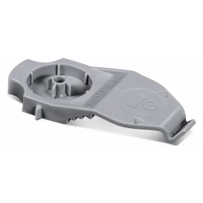 Portacables plano de empotrar individual de 17 mm, reforzado con PA [OP 100]