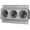 Portafusibles triple para carril EZN 25/3