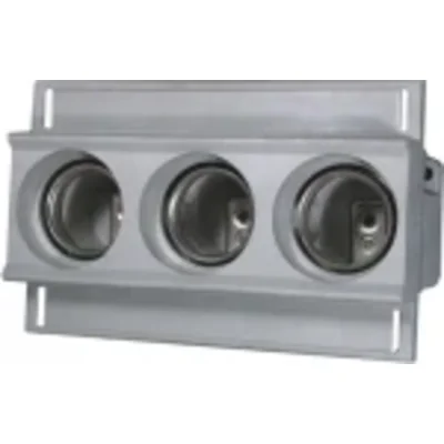 Portafusibles triple para carril EZN 25/3