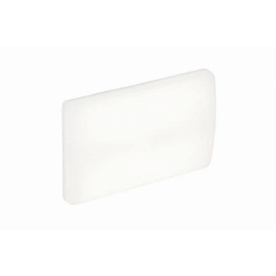 PORTAL LED Plate-forme avec capteur crépusculaire 6W 440lm IP54 n/t NW opale rectangle blanc