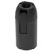 Portalampada E-14, plastica, nero