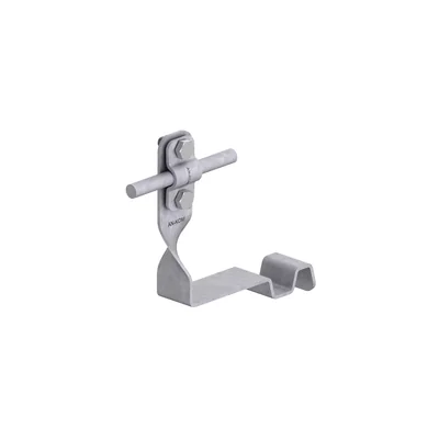 Porte-carreaux profilé vissé motif de vis 33, hauteur 10cm, galvanisé à chaud
