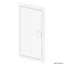 Porte métallique MSF 3x12 avec cadre IP 30 - blanche