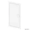 Porte métallique multimédia MSF 3x12 avec cadre - blanche