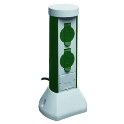 Poste de jardín 2 x GS 16A 3p 230V, IP44 2mb OWY 3x1mm2