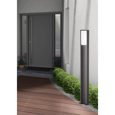 Poteau de jardin SUEZ 110 cm anthracite