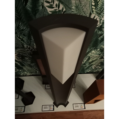 Poteau de jardin SUEZ 110 cm anthracite