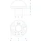 Poteau de protection "champignon" GSO