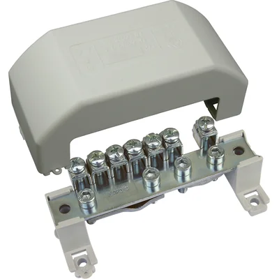 Potential equalization bar with cover