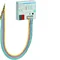 Potential-free push-button input. 4-fold flush-mounted