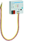 Potentialfreier Tastereingang. 2-fach Unterputz