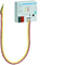 Potentialfreier Tastereingang. 2-fach Unterputz