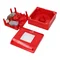 Poussoir encastrable à déclenchement automatique 2 contacts NF + signalisation LED 24V DC