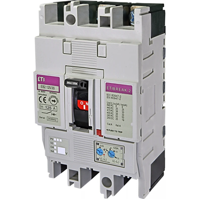 Power circuit breaker 3P, 36kA EB2 125/3S 125A 3p