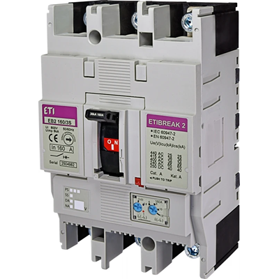 Power circuit breaker 3P, 36kA EB2 160/3S 160 3P
