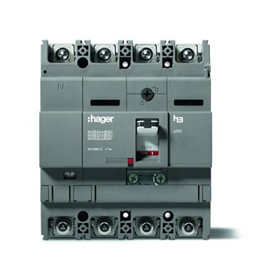 Power circuit breaker x250 4P 40kA 250A TM