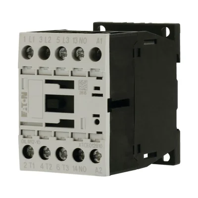 Power Contactor, 12A, 1NC 0R, DILM12-10(230V50HZ, 240V60HZ)
