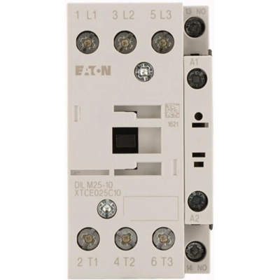 Power Contactor, 25A, 1NC 0R, DILM25-10(400V50HZ,440V60HZ)