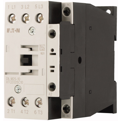 Power Contactor, 25A, 1NC 0R, DILM25-10(400V50HZ,440V60HZ)
