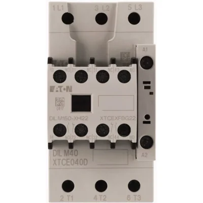 Power Contactor, 40A, 2NC 2NC, DILM40-22(RDC24)