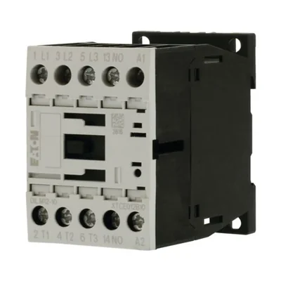 Power contactor, DILM12-10, 12A, 1NC 0R
