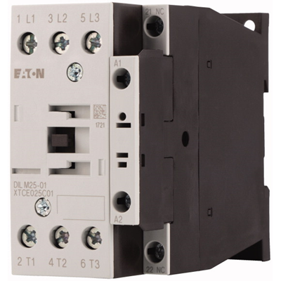 Power contactor, DILM25-01, 25A, 0Z 1R