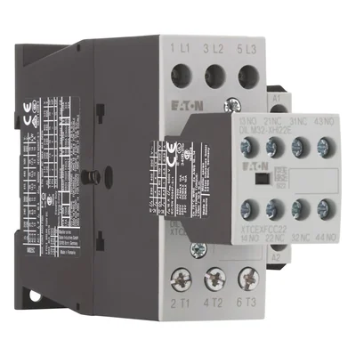 Power Contactor, DILM25-22(RDC24), 25A, 1NC 0R