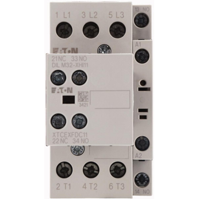 Power contactor, DILM32-21, 32A, 2NO 1NC
