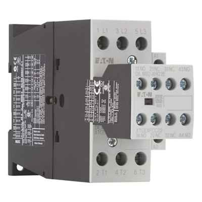 Power contactor, DILM32-22, 32A, 2NO 2NC