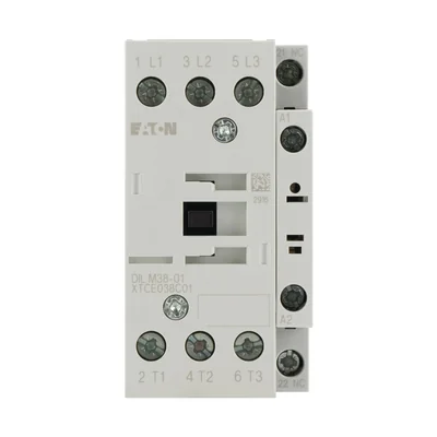 Power contactor, DILM38-01(110V50HZ,120V60HZ), 38A, 3b+1ZR