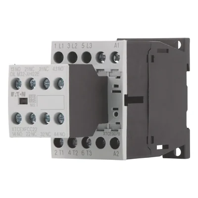 Power contactor, DILM7-22, 7A, 2NO 2NC
