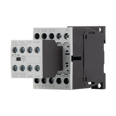 Power contactor, DILM7-22(24VDC), 7A, 2NC 2NC