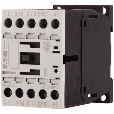 Power contactor, DILM9-01, 9A, 0Z 1NC