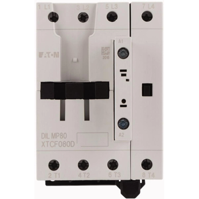 Power contactor, DILMP80(RDC24), 80A, 4-pole