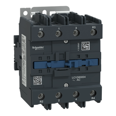 Power contactor TeSys D AC3 125A 4P 4NO coil 110VAC