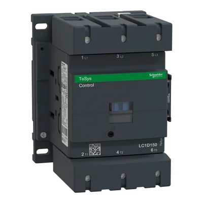 Power contactor TeSys D AC3 150A 3P 1NO 1NC coil 24VAC