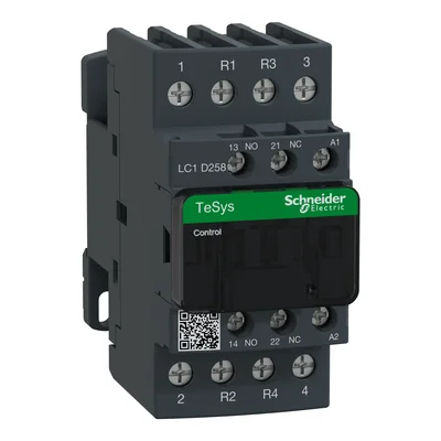 Power contactor TeSys D AC3 40A 4P 2NO 2NC coil 24VAC